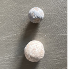 Lead Musket Balls Pair Early