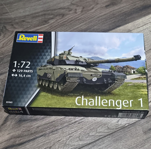 Revell challenger tank - challenger,