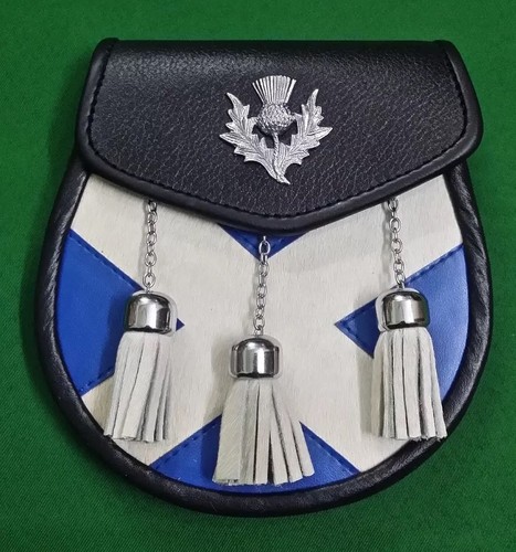 Scottish kilt sporran saltire - scottish,