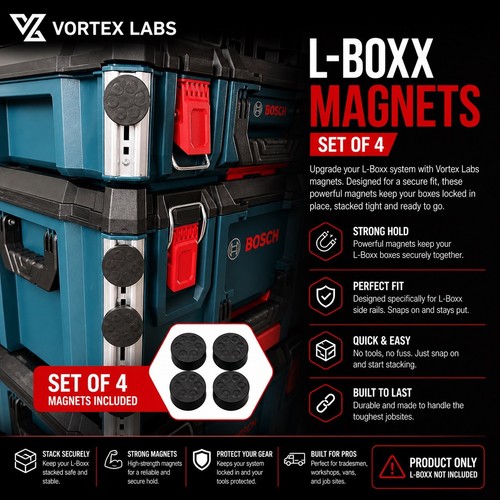 Magnet corner rail mount - 4x,