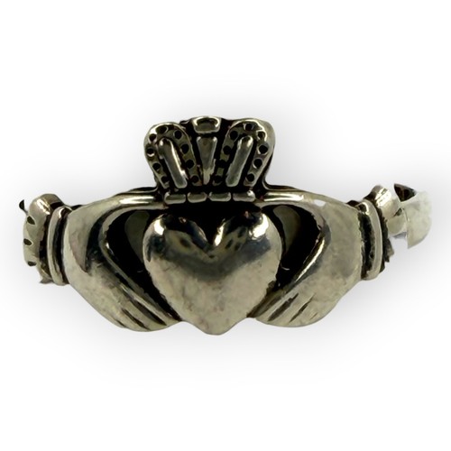 Vintage claddagh ring sterling - vintage,