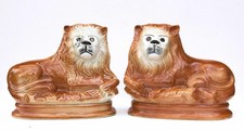 Victorian Staffordshire Lions
