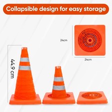18" Pop Up Safety Traffic Cone