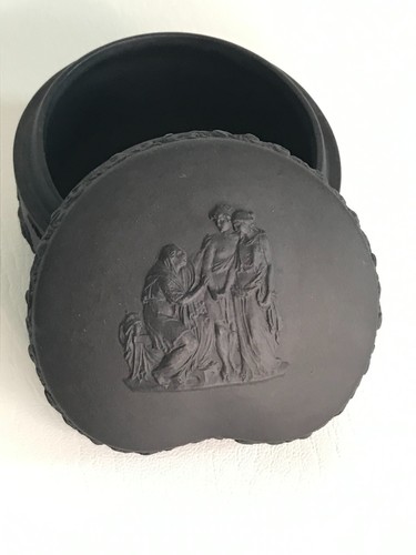 Wedgwood black basalt kidney - wedgwood,