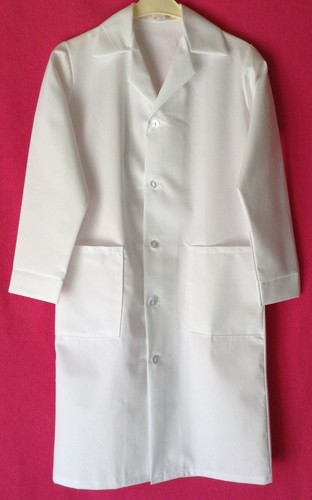 New ladies white poly cotton - new, poly/cotton