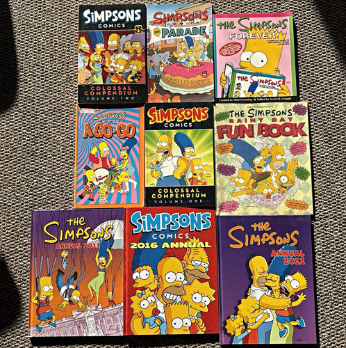 Simpsons comics mixed - simpsons,