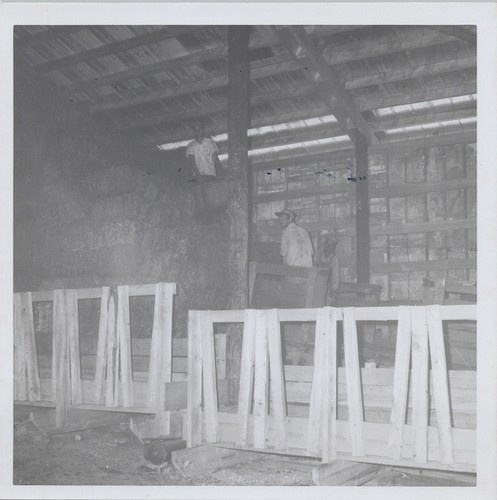 1961 photo wooden - wooden, hay