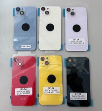 iPhone 14 Replacement Back Glass & Mag Safe & Charge Coil & Flash & Brackets NFC