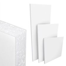 White uPVC Door Panel Foam Filled 20mm 24mm 28mm Flat PVC Plastic Infill Glazing