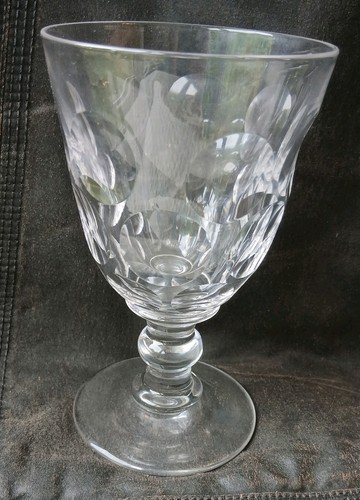 Crystal glass rummer with - glass,