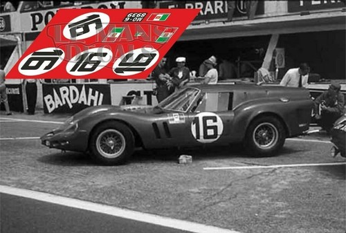 Decals ferrari 250 - decals,