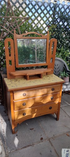 Vintage dressing table - table, with