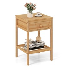 Bamboo Natural Nightstand