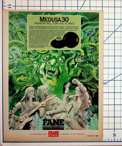 Vintage fane medusa guitar - medusa, 30