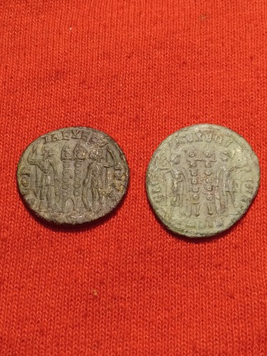 Lot two bronze ancient - lot,
