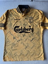 Liverpool Signed Top 1995 Squad Football Shirt