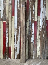 7`2" Long Reclaimed Old Solid Oak Timber Post Joist Beam