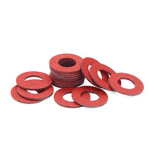 Red Fibre Sealing Washers Metric - M2 M2.5 M3 M3.5 M4 M5 M6 M8 Flat Seal Washer