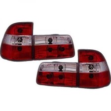 Back Rear Tail Lights Pair Set Clear Red White For BMW 5 Series E39 95-00