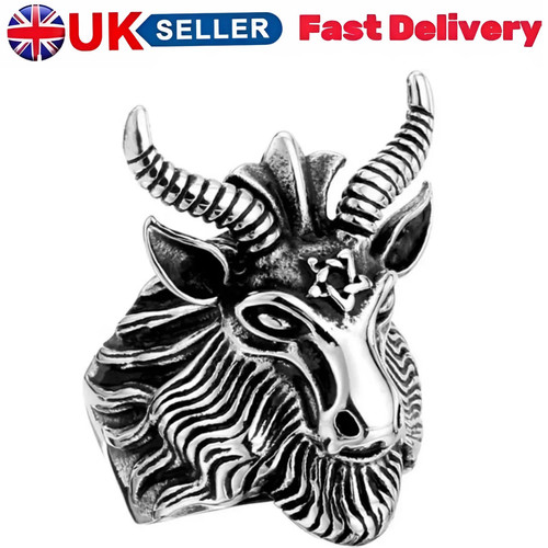 Vintage gothic satanic goat - satanic,