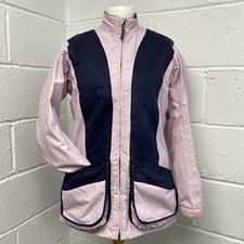 Musto Performance Fleece Lined Shooting/Hunting Jacket In Pink/Blue Size 12 PC