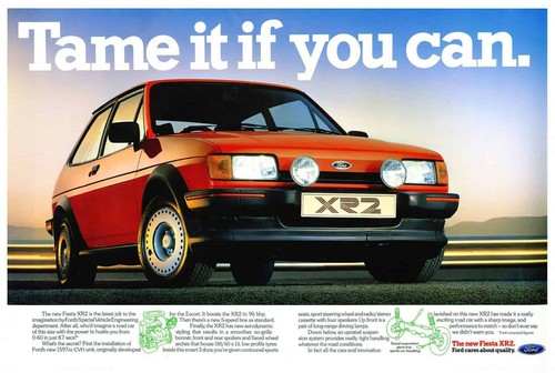 Ford fiesta mkii xr2 red - ford,