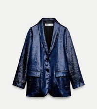 NWT ZARA Woman Velvet Blazer
