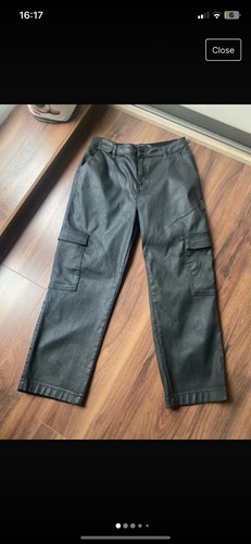 Own black waxed look coated - black,