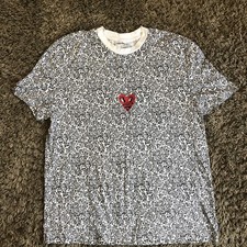 Keith Haring New York Party of Life Mens T-Shirt size XL Retro Embroidered