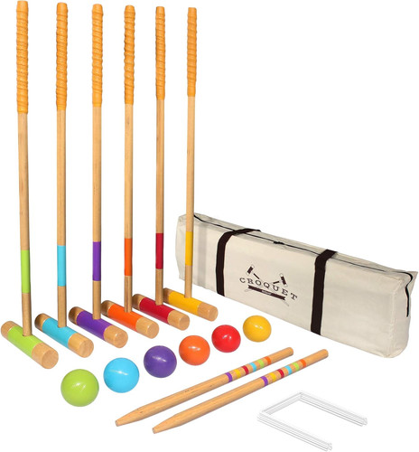 Six player croquet set - six,