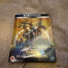 Thor Ragnarok UK Zavvi Exclusive Lenticular 4K Blu Ray Steelbook Limited Sealed