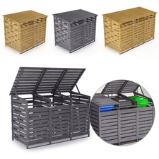 Wood Wheelie Bin Shed Screen