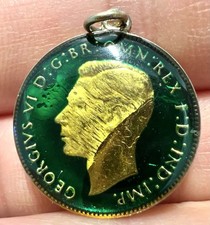 King George VI Enamelled Coin