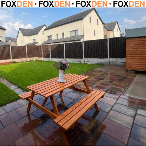 Seater wooden picnic table - seater,
