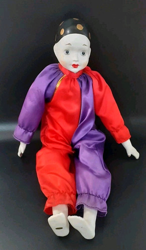 Vintage porcelain pierrot - porcelain,
