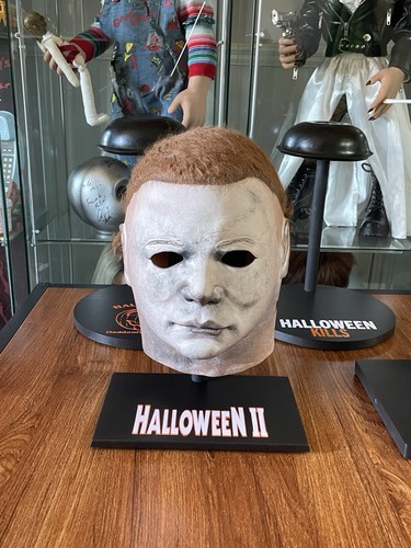 Halloween mask display stand - halloween,