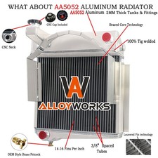 4-Row Aluminum Radiator Fits