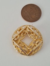 Vintage Gold tone Textured