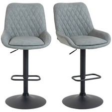 HOMCOM Bar Stools Set of 2