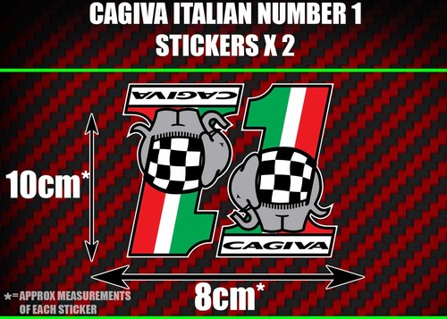 Cagiva italian number - , 1