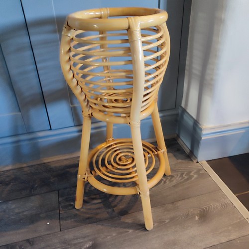 Vintage bamboo tier plant - 2,