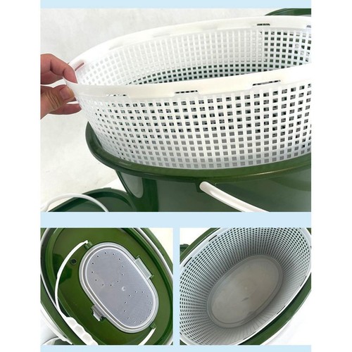 Ice fishing bucket washing - fishing,