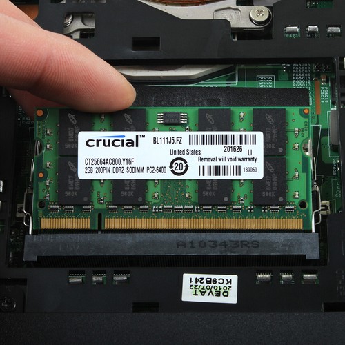 Crucial 2gb pc2 - 2gb, pc2-6400