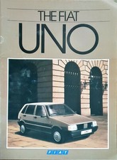 Fiat Uno (inc Turbo) Brochure