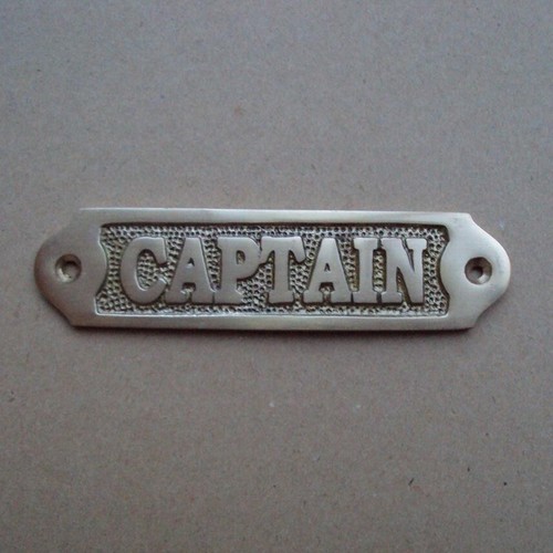 Solid brass captain wall - brass,