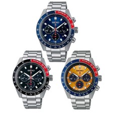 New Sei-ko Prospex Speedtimer Dial Stainless Steel Bracelet Watch Quartz Watch