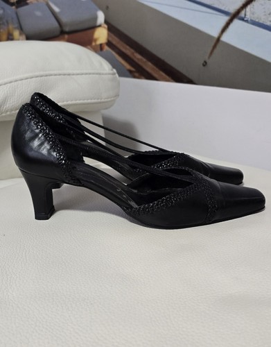 Vintage shoes black leather - vintage,
