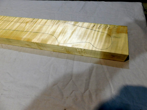 Flame maple neck blank for - flame,