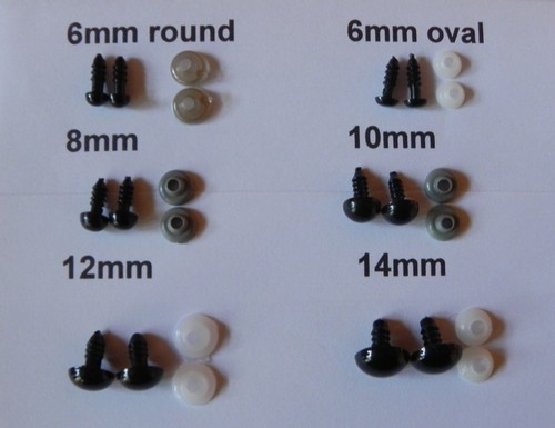 Black plastic safety - black,