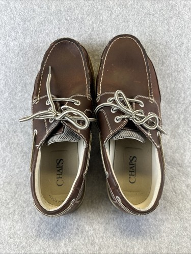Chaps men brown leather - brown,